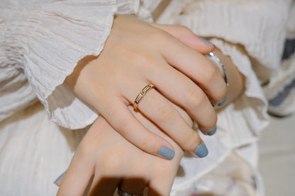 [Super Jewellery]LOVE RING 2.65MM DIAMOND