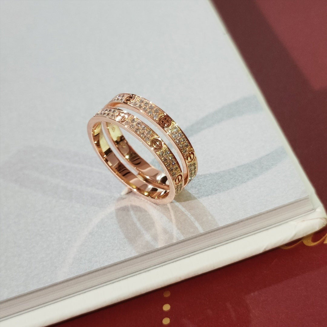 [Super CiCi ]LOVE RING 2,65MM DIAMANT