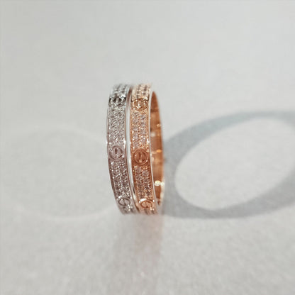 [Super Jewellery]LOVE RING 2.65MM DIAMOND