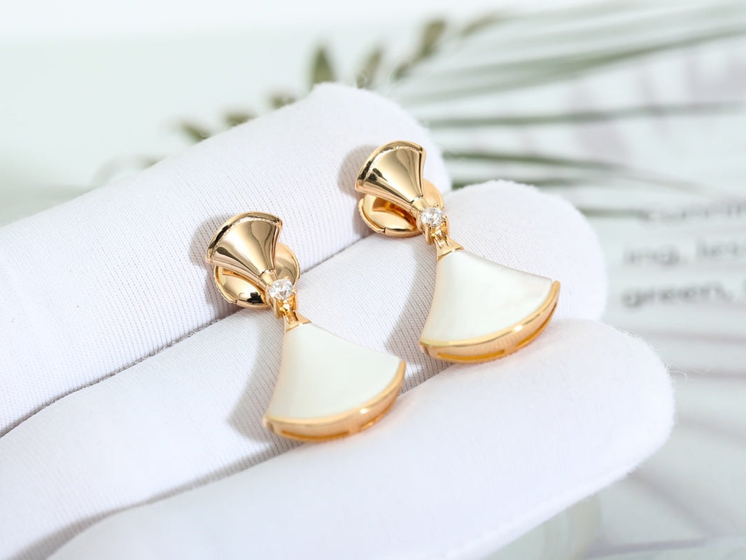 [Super]DREAM MOP PINK GOLD EARRINGS