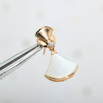 [Super]DREAM MOP PINK GOLD EARRINGS