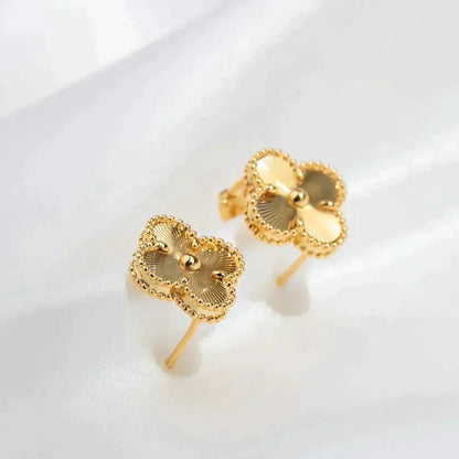 [Super Jewellery]CLOVER MEDIUM 1 MOTIFS LASER EARRINGS