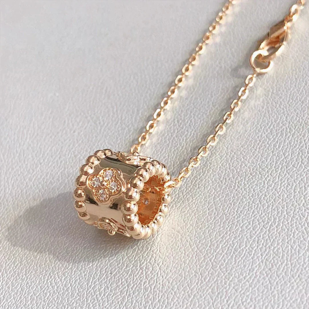 [Super Jewellery]PERLEE PEDANT NECKLACE GOLD / ROSE GOLD