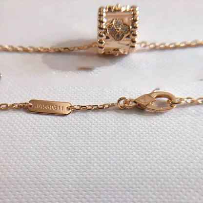 [Super Jewellery]PERLEE PEDANT NECKLACE GOLD / ROSE GOLD
