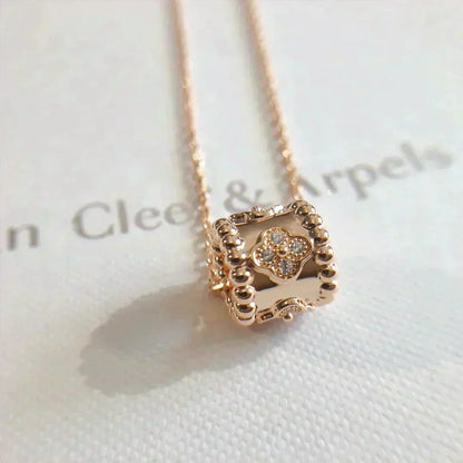 [Super Jewellery]PERLEE PEDANT NECKLACE GOLD / ROSE GOLD