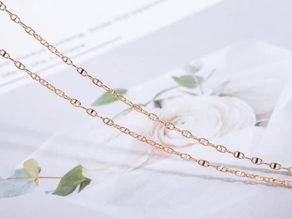 [Super Jewellery]ECHAPPEE NECKLACE PINK GOLD