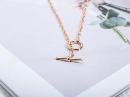 [Super Jewellery]ECHAPPEE NECKLACE PINK GOLD