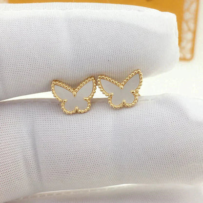 [Super Jewellery]SWEET BUTTERFLY MOP EARSTUDS