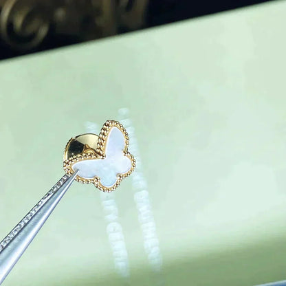 [Super Jewellery]SWEET BUTTERFLY MOP EARSTUDS