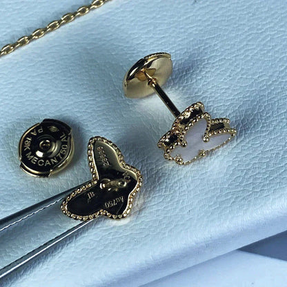 [Super Jewellery]SWEET BUTTERFLY MOP EARSTUDS