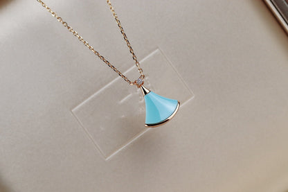 [Super]DREAM NECKLACE TURQUOISE PINK GOLD