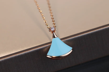 [Super]DREAM NECKLACE TURQUOISE PINK GOLD