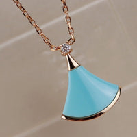 [Super]DREAM NECKLACE TURQUOISE PINK GOLD