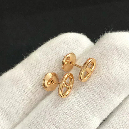 [Super Jewellery]CHAINE SMALL EARRINGS GOLD AND SILVER