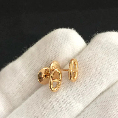 [Super Jewellery]CHAINE SMALL EARRINGS GOLD AND SILVER