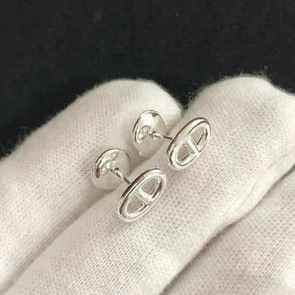 [Super Jewellery]CHAINE SMALL EARRINGS GOLD AND SILVER