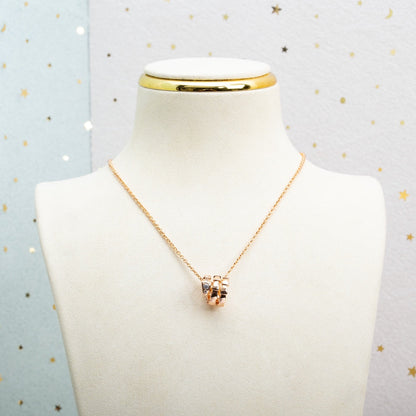 [Super]SERPENTI PINK GOLD NECKLACE DIAMOND