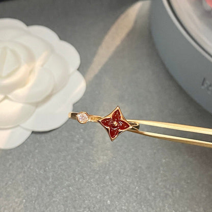[Super Jewellery]STAR 1 DIAMOND OPEN RING