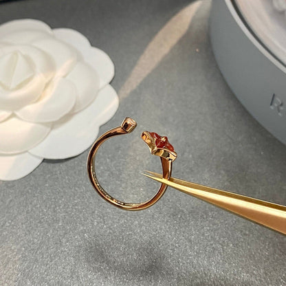 [Super Jewellery]STAR 1 DIAMOND OPEN RING