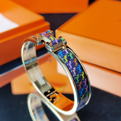[Super Jewellery]H HORSE BRACELET 12MM