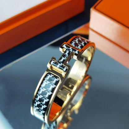 [Super Jewellery]H HORSE BRACELET 12MM