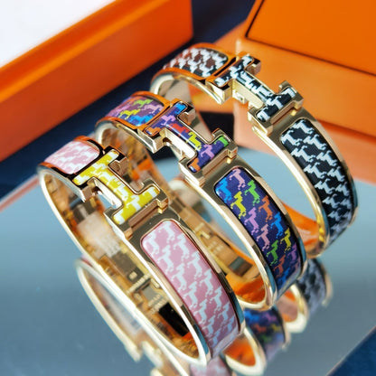 [Super Jewellery]H HORSE BRACELET 12MM