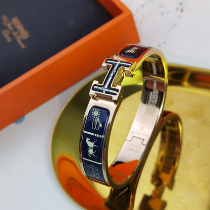 [Super Jewellery]H COUVERTURES DARK BLUE BRACELET
