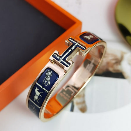 [Super Jewellery]H COUVERTURES DARK BLUE BRACELET
