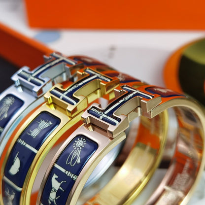 [Super Jewellery]H COUVERTURES DARK BLUE BRACELET