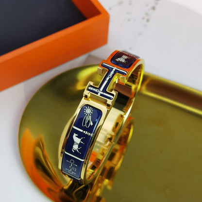[Super Jewellery]H COUVERTURES DARK BLUE BRACELET