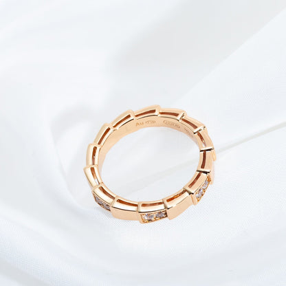 [Super]SERPENTI RING PINK GOLD  3MM