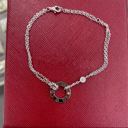 [Super Jewellery]LOVE BRACELET 2 DIAMOND
