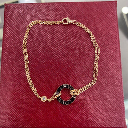 [Super Jewellery]LOVE BRACELET 2 DIAMOND