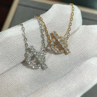 [Super Jewellery]ECHAPEE NECKLACE DIAMOND