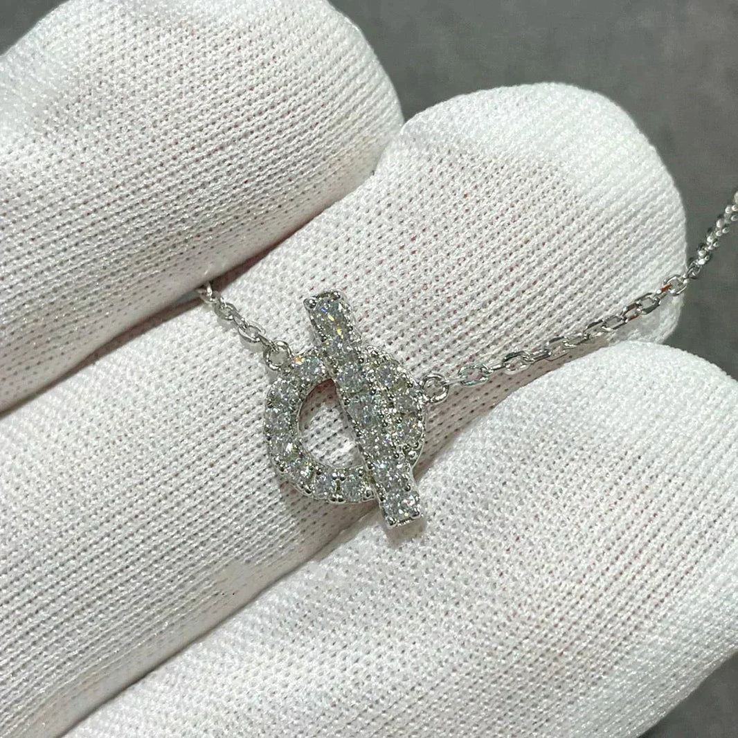 [Super Jewellery]ECHAPEE NECKLACE DIAMOND