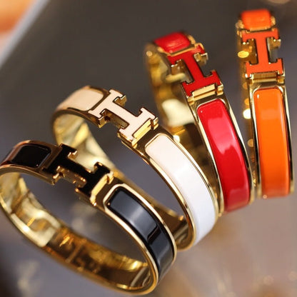 [Super Jewellery]H BRACELET 12MM GOLD