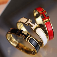 [Super Jewellery]H BRACELET 12MM GOLD