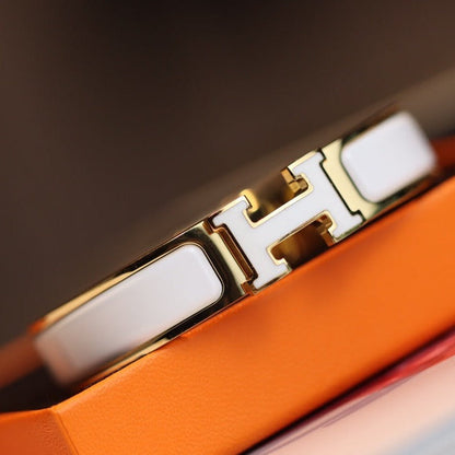 [Super Jewellery]H BRACELET 12MM GOLD