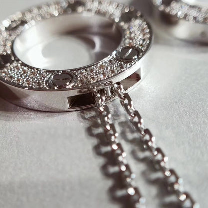 [Super Jewellery]LOVE NECKLACE ADJUSTABLE SILVER