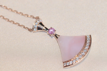 [Super]DREAM NECKLACE PINK MOP DIAMOND