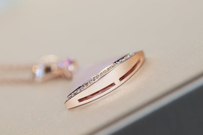 [Super]DREAM NECKLACE PINK MOP DIAMOND