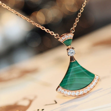 [Super]DREAM NECKLACE MALACHITE DIAMOND