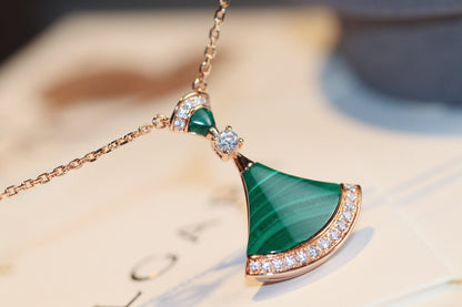 [Super]DREAM NECKLACE MALACHITE DIAMOND