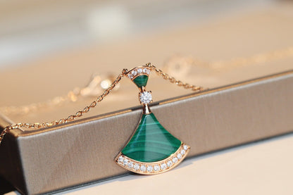 [Super]DREAM NECKLACE MALACHITE DIAMOND
