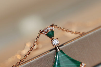 [Super]DREAM NECKLACE MALACHITE DIAMOND