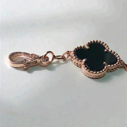 [Super Jewellery]CLOVER 5 MOTIFS MULTICOLOR BRACELET