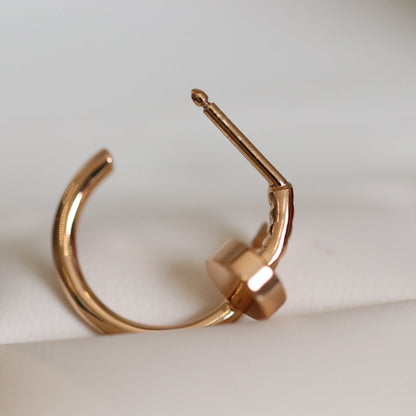 [Super Jewellery]JUSTE EARRINGS PINK GOLD