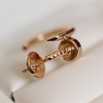 [Super Jewellery]JUSTE EARRINGS PINK GOLD