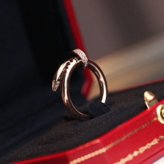 [Super CiCi ]JUSTE RING 2,65 MM ROSÉGOLD DIAMANT