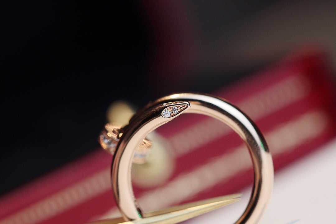 [Super CiCi ]JUSTE RING 2,65 MM ROSÉGOLD DIAMANT